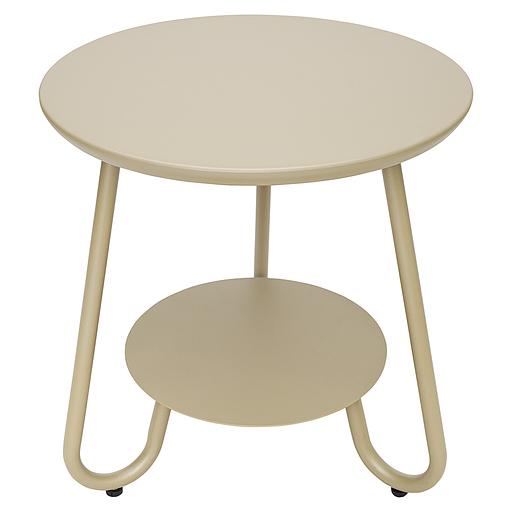 Столик Stian, Ø50 см, бежевый фото 2