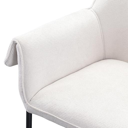 Стул Aline, шенилл, молочный фото 7