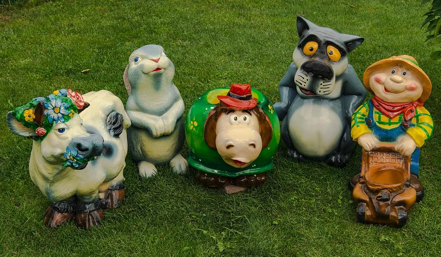 Садовая фигурка из гипса Все в сад «Заяц на задних лапах коричневый» 54×25×35 см фото 2