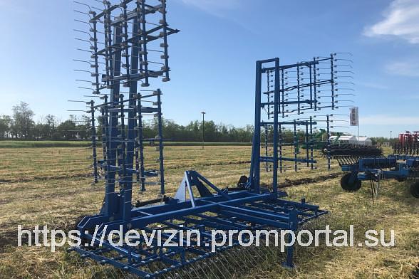 Борона пружинная навесная БПН-8 фото 2