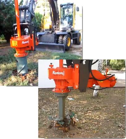 Корчеватель пней Ferri Rotor Hydro для экскаваторов фото 1