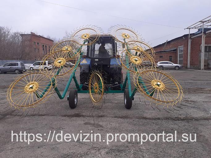 Грабли – ворошилки 5 колесные прицепные фото 3