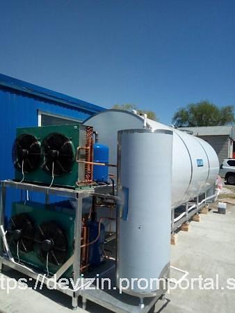 Охладитель молока закрытого типа ОМЗТ-10000 литров фото 5