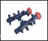 Вал под ножи для почвофрезы 1GQN-120 L=570 мм. 12 креп. со ступ. оранж. (комплект) фото 1