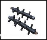 Вал под ножи для почвофрезы 1GQN-140 L=670 мм 15 креп. (комплект) фото 1