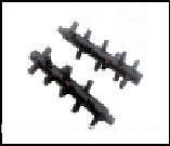 Вал под ножи для почвофрезы 1GQN-140 L=610 мм (комплект) 15 креп. фото 1