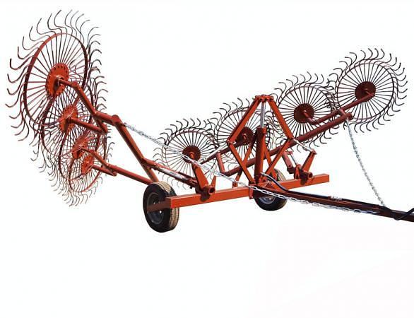 Грабли ворошилки валковые ГВВ - 6.0 гидрофицированные фото 1