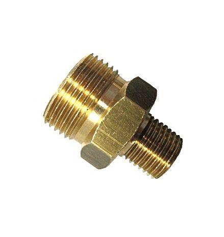 Переходник штуцер М22х1,5 - М1/4 штуцер фото 1