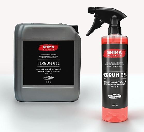 Гелевый pH-нейтральный очиститель Shima Detailer FERRUM GEL, 500мл фото 2