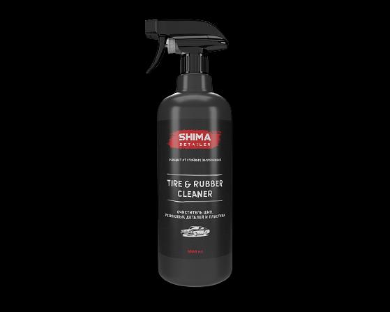 Очиститель шин, резиновых деталей и пластика TIRE AND RUBBER CLEANER Shima Detailer, 1л фото 1