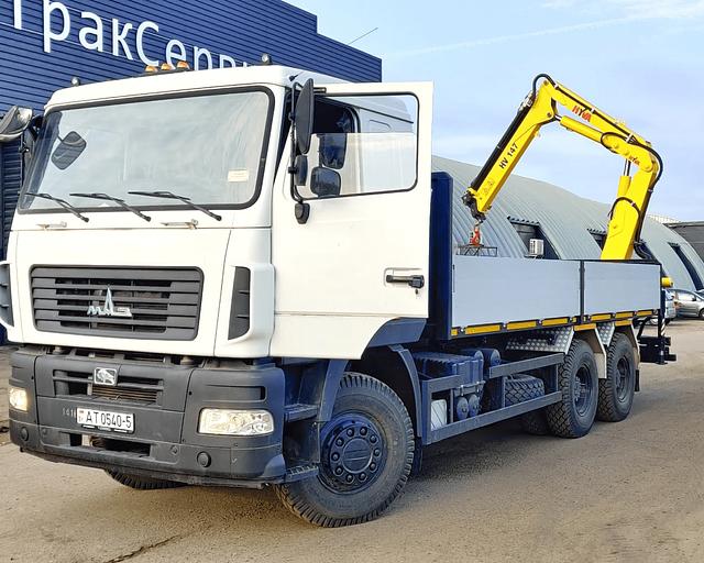 МАЗ 6312В5 с манипулятором фото 1