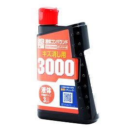 Полироль абразивный 3 микрона для кузова Liquid Compound № 3000 (300 мл) Soft99 фото 1
