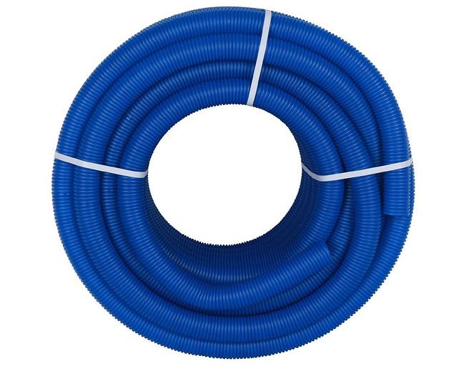Шланг синий гофрированный для пылесосов, D=38, бухта 30 м фото 1