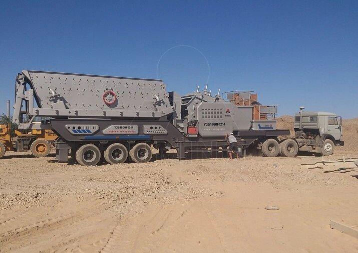 Мобильная дробилка на колёсном ходу серии YG фото 2