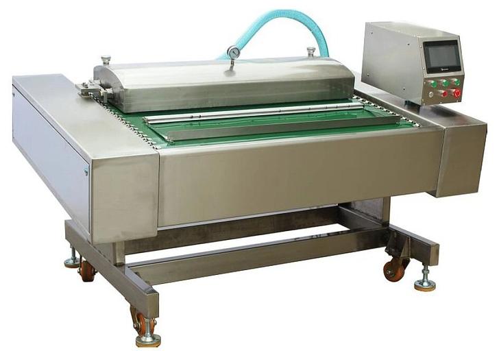 Вакуумная упаковочная машина конвейерного типа серии DZ фото 1