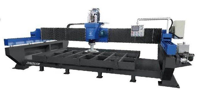 Мостовой автоматический одноголовочный полировальный станок QDMJ-2000 фото 1