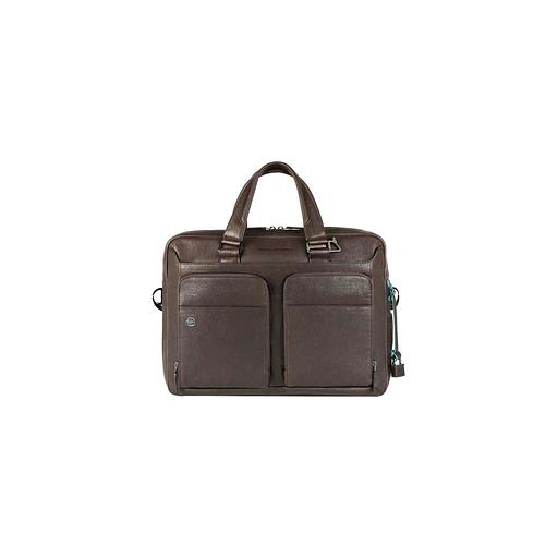 Сумка Piquadro Black Square, мужская, кожа натуральная, темно-коричневый [ca2849b3/tm] фото 1