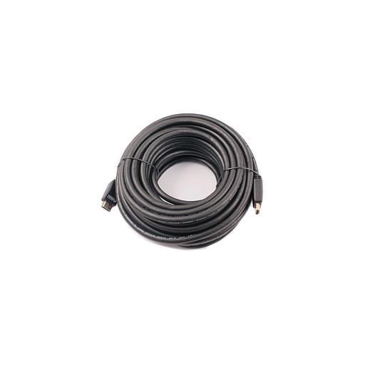 Кабель аудио-видео LAZSO WH-111, HDMI (m) - HDMI (m), ver 2.0, 15м, GOLD, черный [wh-111(15m)] фото 1