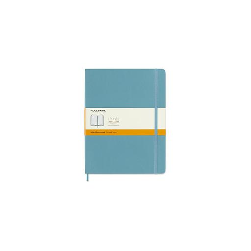 Блокнот Moleskine Classic Soft, 192стр, в линейку, мягкая обложка, голубой [qp621b35] фото 1