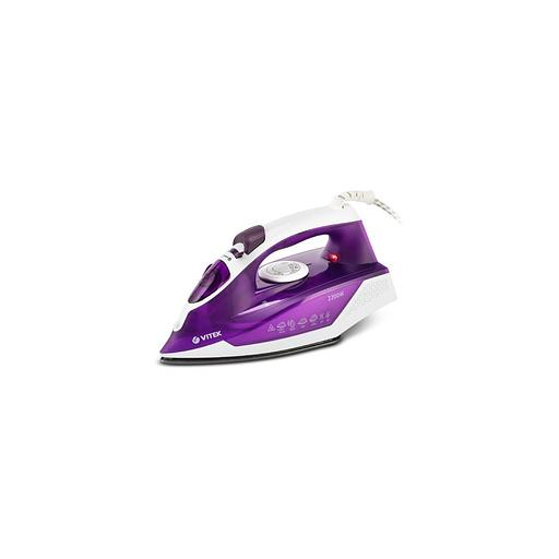 Утюг Vitek VT-8308, 2200Вт, фиолетовый/белый фото 1