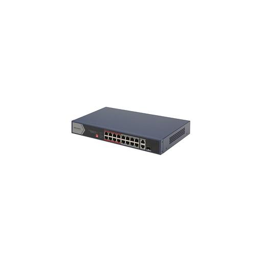 Коммутатор Hikvision DS-3E0318P-E/M(C), неуправляемый фото 1
