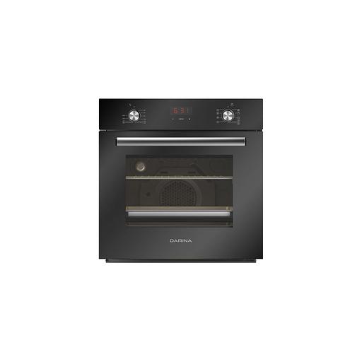 Духовой шкаф Darina 2V5 BDE 112 708 B, черный/стекло черное фото 1