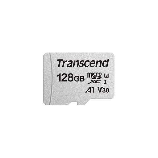 Карта памяти microSDXC UHS-I U3 Transcend 128 ГБ, 100 МБ/с, TS128GUSD300S, 1 шт., без адаптера фото 1