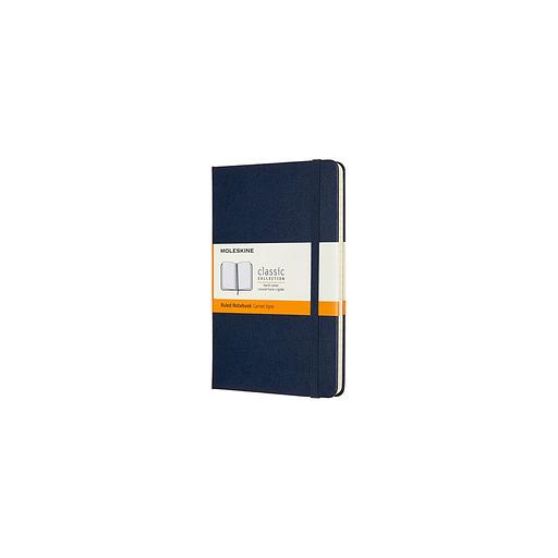 Блокнот Moleskine Classic, 208стр, в линейку, твердая обложка, синий [qp050b20] фото 1