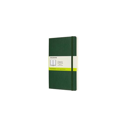 Блокнот Moleskine Classic Soft, 192стр, без разлиновки, мягкая обложка, зеленый [qp618k15] фото 1