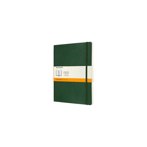 Блокнот Moleskine Classic Soft, 192стр, в линейку, мягкая обложка, зеленый [qp621k15] фото 1
