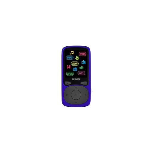 MP3 плеер Digma B4 flash 8ГБ синий фото 1