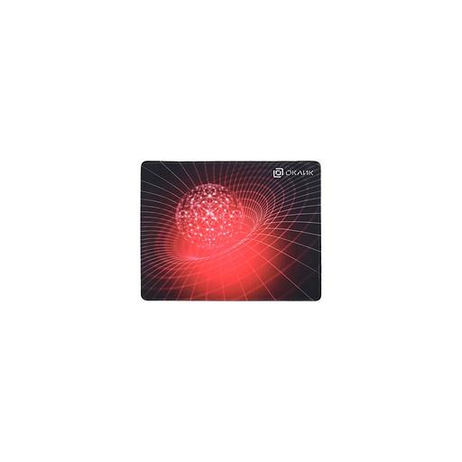 Коврик для мыши Oklick OK-FP0400 (L) красный, ткань, 400х320х2мм фото 1