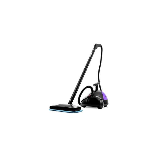 Пароочиститель KitFort КТ-931, черный/фиолетовый фото 1