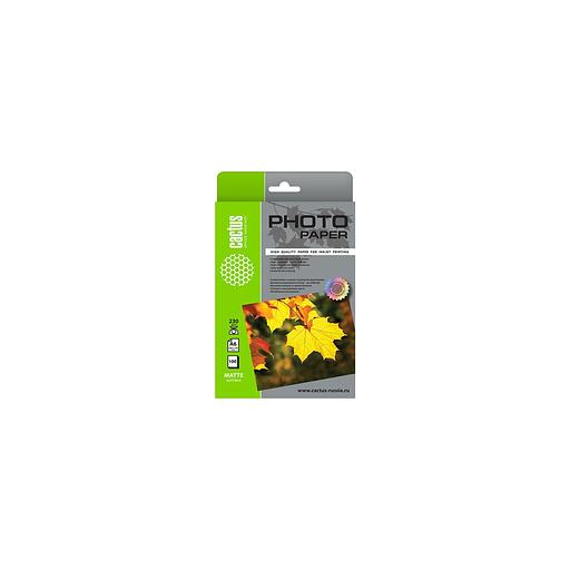 Фотобумага Cactus CS-MA6230100, для струйной печати, 100л, 230г/м2, белый, покрытие матовое фото 1