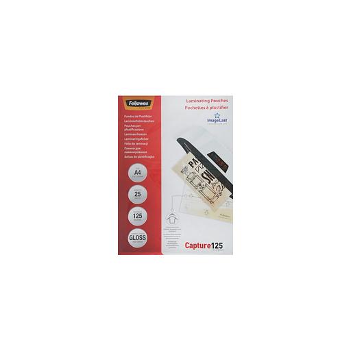 Пленка для ламинирования Fellowes CRC-53963, 125мкм, 216х303 мм, 25шт., глянцевая, A4 фото 1