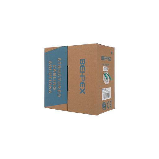 Кабель сетевой UTP, кат.5E, 305м, 4 пары, 0.45мм, алюминий омедненный, одножильный, зеленый фото 1