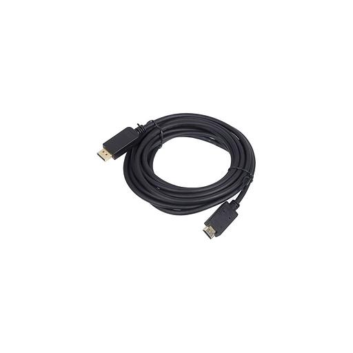Кабель 1.2v, DisplayPort (m) - HDMI (m), GOLD, 5м, черный фото 1