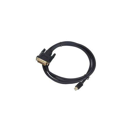 Кабель 1.1v, miniDisplayPort (m) - DVI (m), GOLD, 2м, черный фото 1