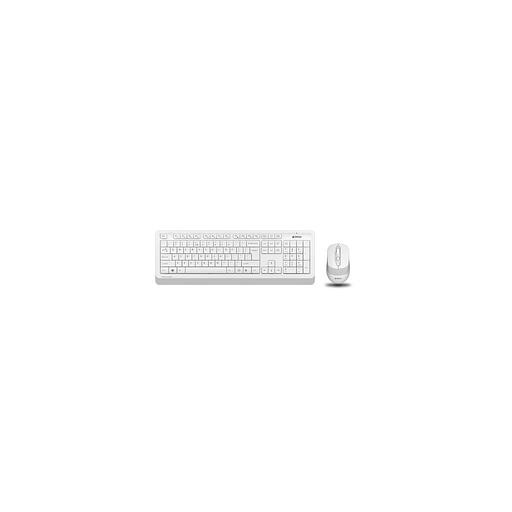 Комплект (клавиатура+мышь) A4TECH Fstyler FG1010, USB, беспроводной, белый [fg1010 white] фото 1