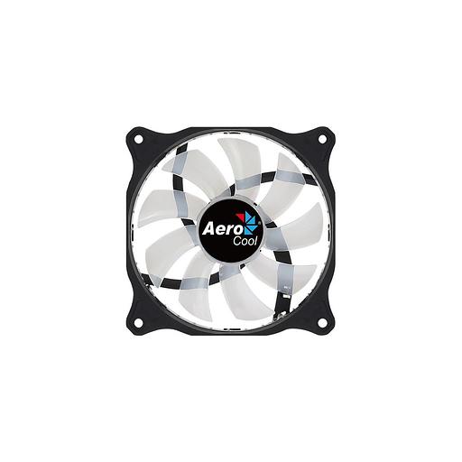 Вентилятор Aerocool Cosmo 12 120мм, от БП:4-pin (Molex), 1000об/мин, 24 дБ, RGB, черный, Ret [cosmo 12 frgb molex] фото 1