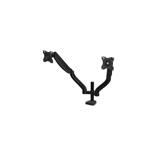 Кронштейн для мониторов ЖК Buro M8, до 27", до 9кг, крепление к столешнице, поворот и наклон, черный фото 1