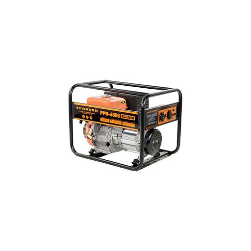Бензиновый генератор CARVER PPG-6500 Builder, 220/12 В, 5.5кВт [01.020.00019] фото 1