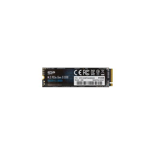 SSD накопитель Silicon Power M-Series SP512GBP34A60M28 512ГБ, M.2 2280, PCIe 3.0 x4, NVMe, M.2 фото 1