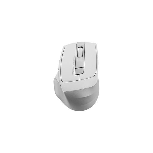 Мышь беспроводная A4TECH Fstyler FG35, радио, оптическая, USB, 2000dpi, серебристый и белый [fg35 silver] фото 1