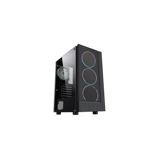 Корпус ATX Formula F-33RGB, Midi-Tower, без БП, черный фото 1