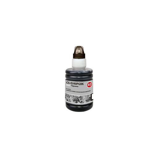 Чернила Cactus CS-GI40PGBK GI-40, для Canon, 140мл, черный пигментный фото 1