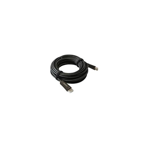 Кабель аудио-видео Digma HDMI 2.0 AOC, HDMI (m) - HDMI (m), ver 2.0, 50м, GOLD, черный [bhp aoc 2.0-50] фото 1