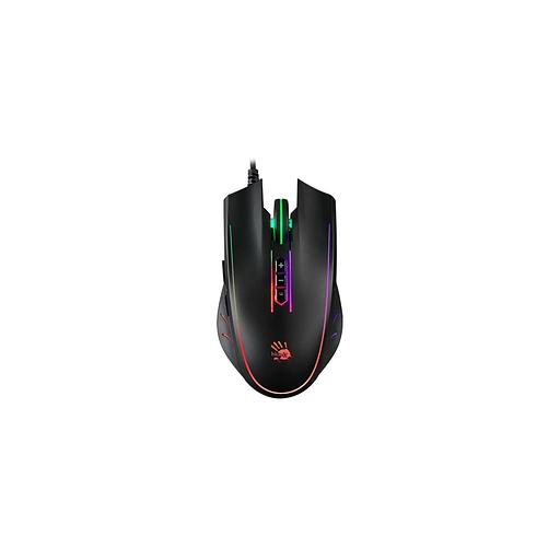 Мышь проводная A4TECH Bloody Q81 Curve, игровая, оптическая, USB, 3200dpi, черный фото 1