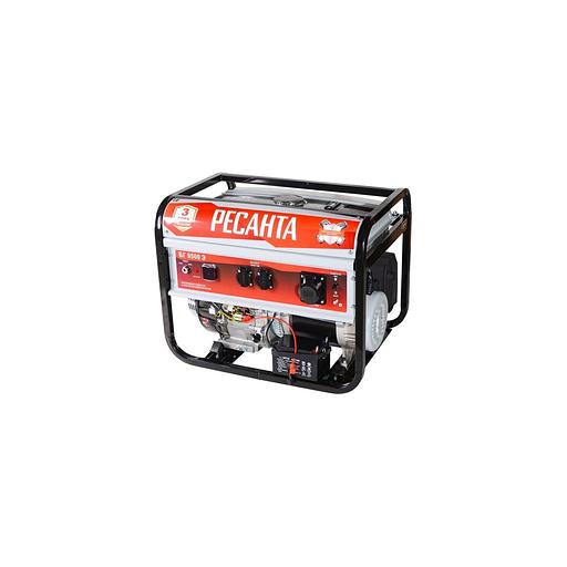Бензиновый генератор Ресанта БГ 9500 Э, 220 В, 8кВт, с АКБ [64/1/49] фото 1