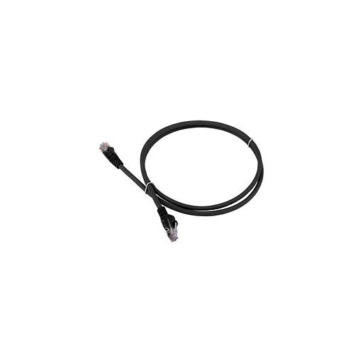 Патч-корд LanMaster вилка RJ-45, вилка RJ-45, кат.5E, LSZH, 5м, черный [lan-pc45/u5e-5.0-bk] фото 1
